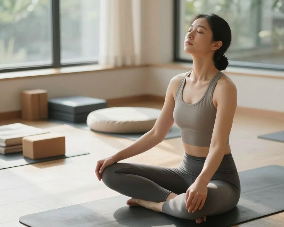 Yoga Vorbereitung für Nackenübungen